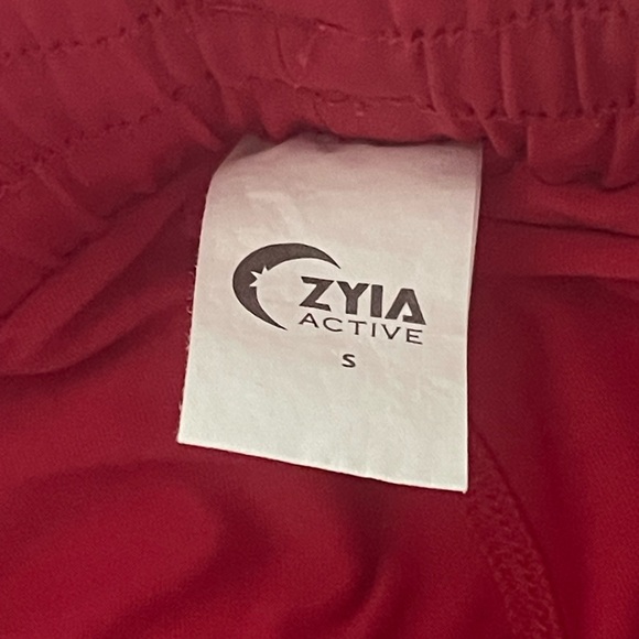 ZYIA Womens Red Active VELOCITY SHORTS Sports Athletic Size Small - Picture 7 of 7